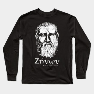 Zeno of Citium Father of Stoicism Greek Philosopher Long Sleeve T-Shirt